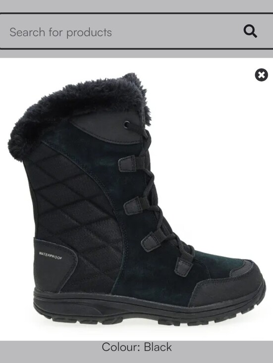 Columbia Shoes - Columbia Ice Maiden II Women's Black Waterproof Winter Boots Size 8